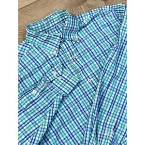 Southern Tide Size S Classic Fit Plaid Long Sleeve Button Down Shirt Mens